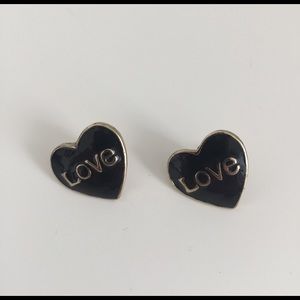 Love heart earrings