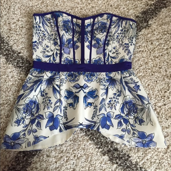 Cameo C/MEO floral print bustier size S - Picture 3 of 8