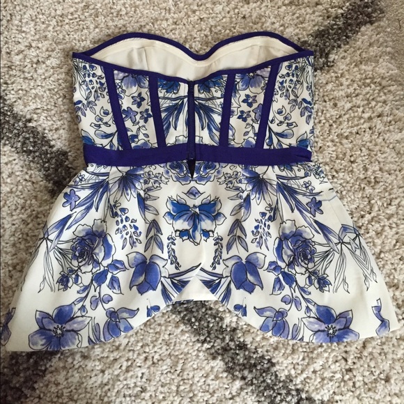 Cameo C/MEO floral print bustier size S - Picture 4 of 8