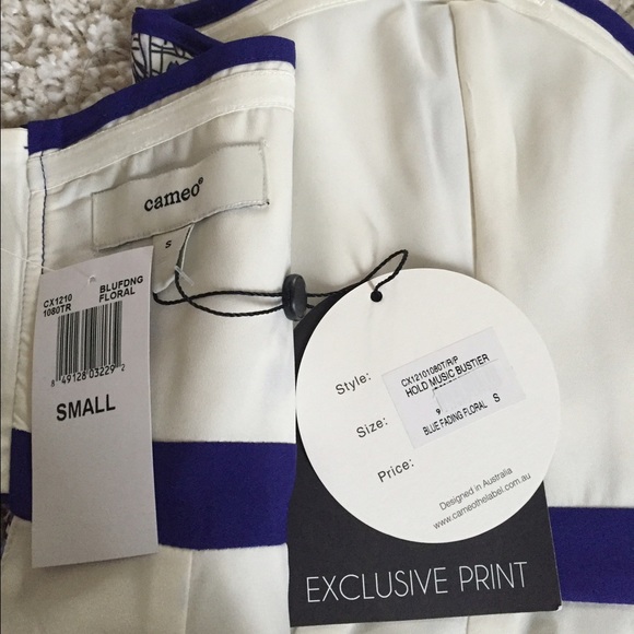 Cameo C/MEO floral print bustier size S - Picture 5 of 8