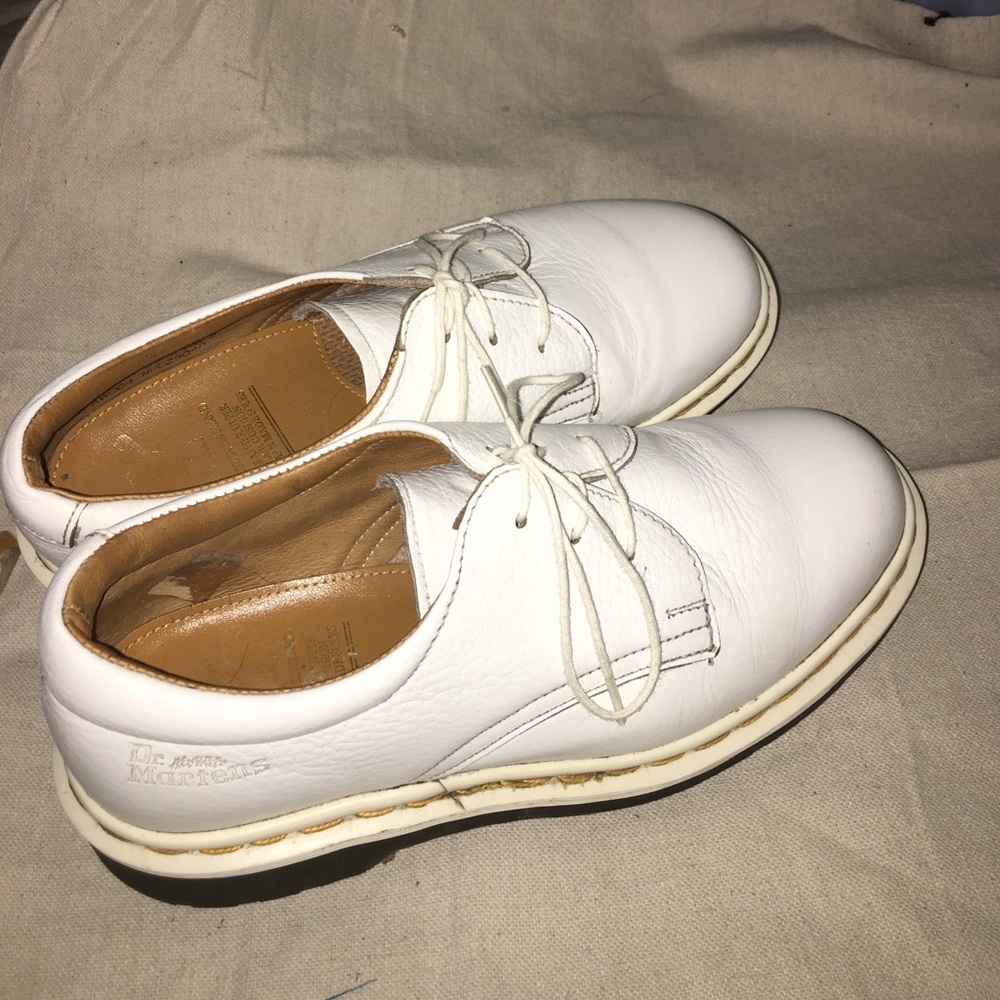Vintage White Oxford Dr Martens