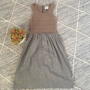 Anthropologie fit and flare dress