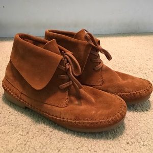Lucky Brand Suede Ankle Boots