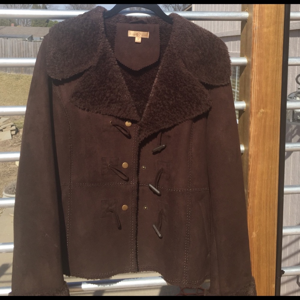 Wilsons Leather Medium chocolate brown jacket