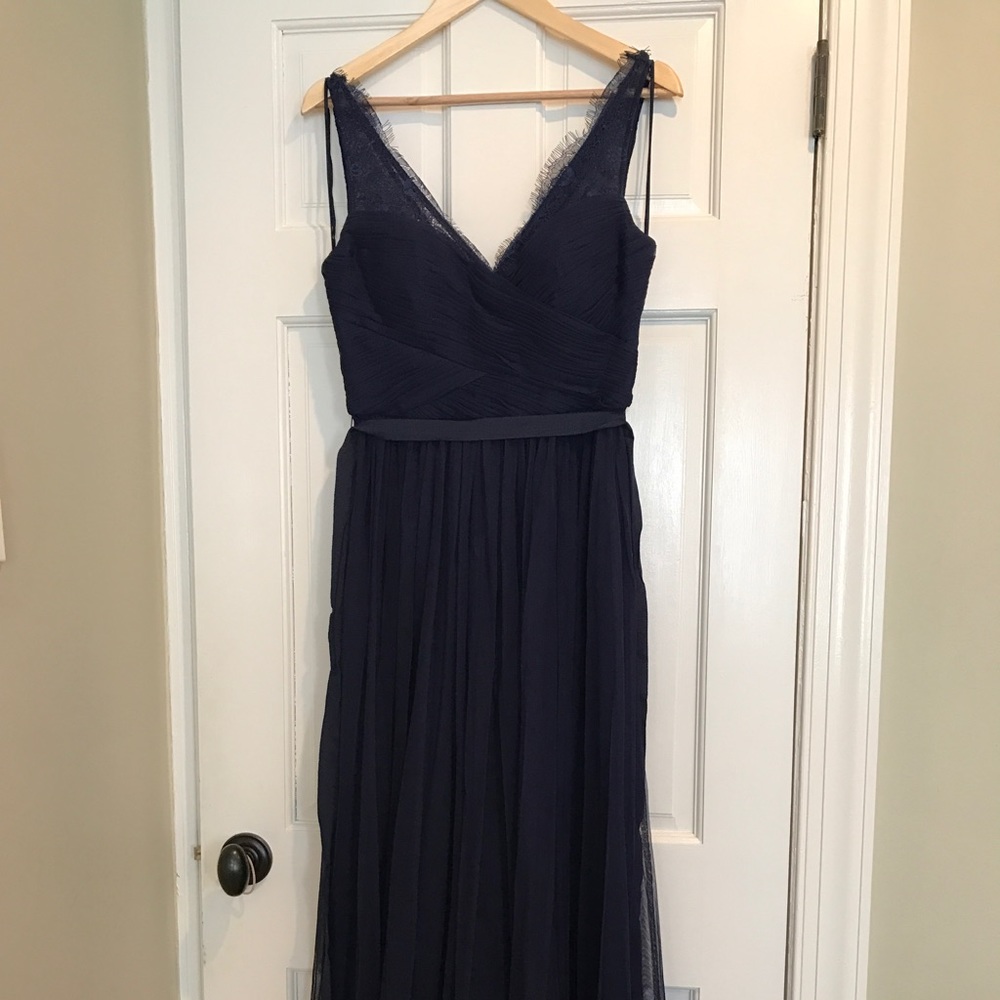 BHLDN fleur dress. Size2. Navy.