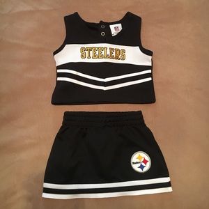 Baby steelers shirt and tank top