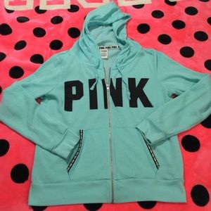 PINK full-zip hoodie