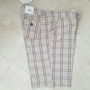 New SO Juniors Plaid Bermuda Shorts Size 13