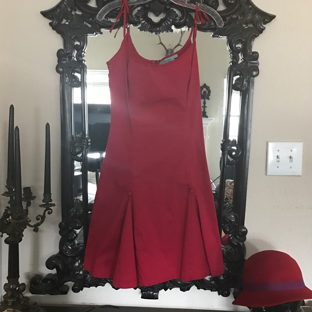 Elvgren by Tatyana Red stretch Pin-Up Dress