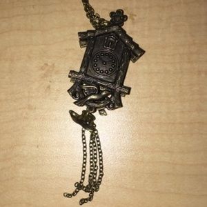 Birdhouse necklace