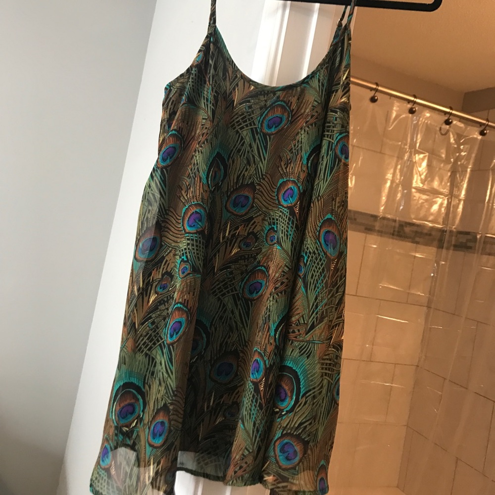 Show Me Your MuMu peacock dress