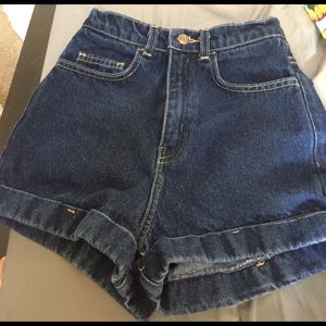 American Apparel denim shorts