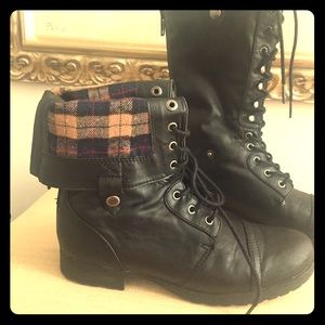Candies women's combat boots