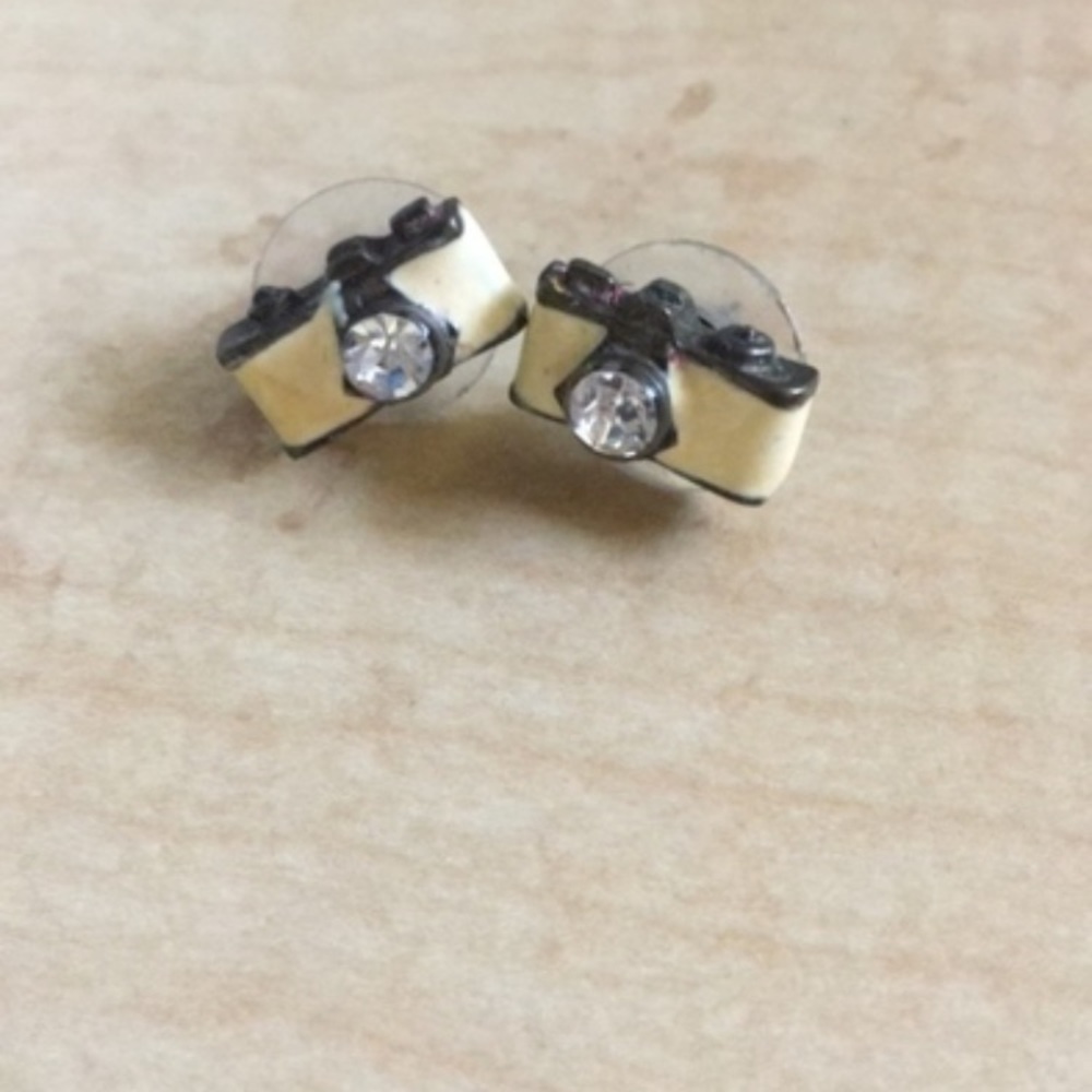 Camera earrings