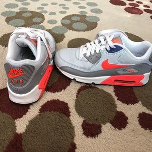 Kids Nike Air Max 95 gray, blue and orange
