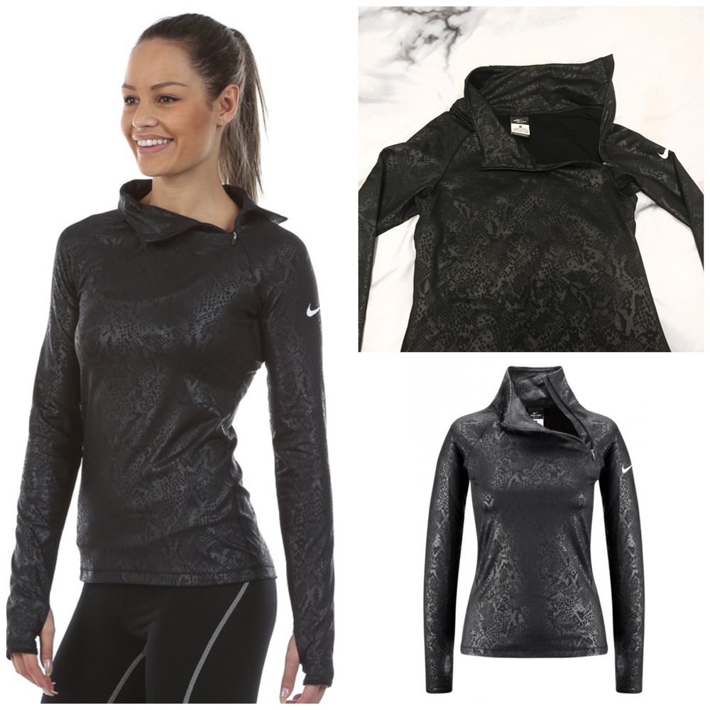 SOLD - Nike Pro Embossed Vixen Pullover