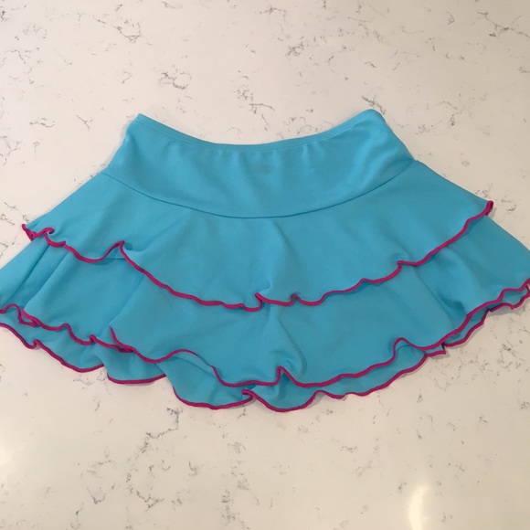 ☀️Rainbow One-piece Swim-suit with Skirt☀️ - Picture 3 of 6