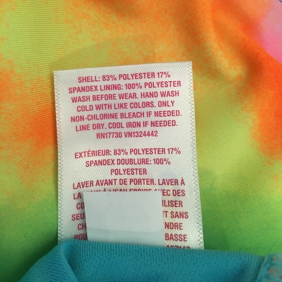 ☀️Rainbow One-piece Swim-suit with Skirt☀️ - Picture 5 of 6