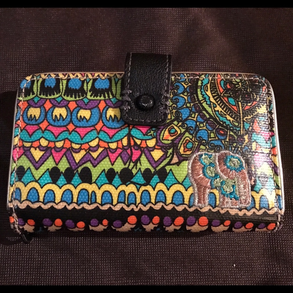 Sakroots Natural One World Wallet