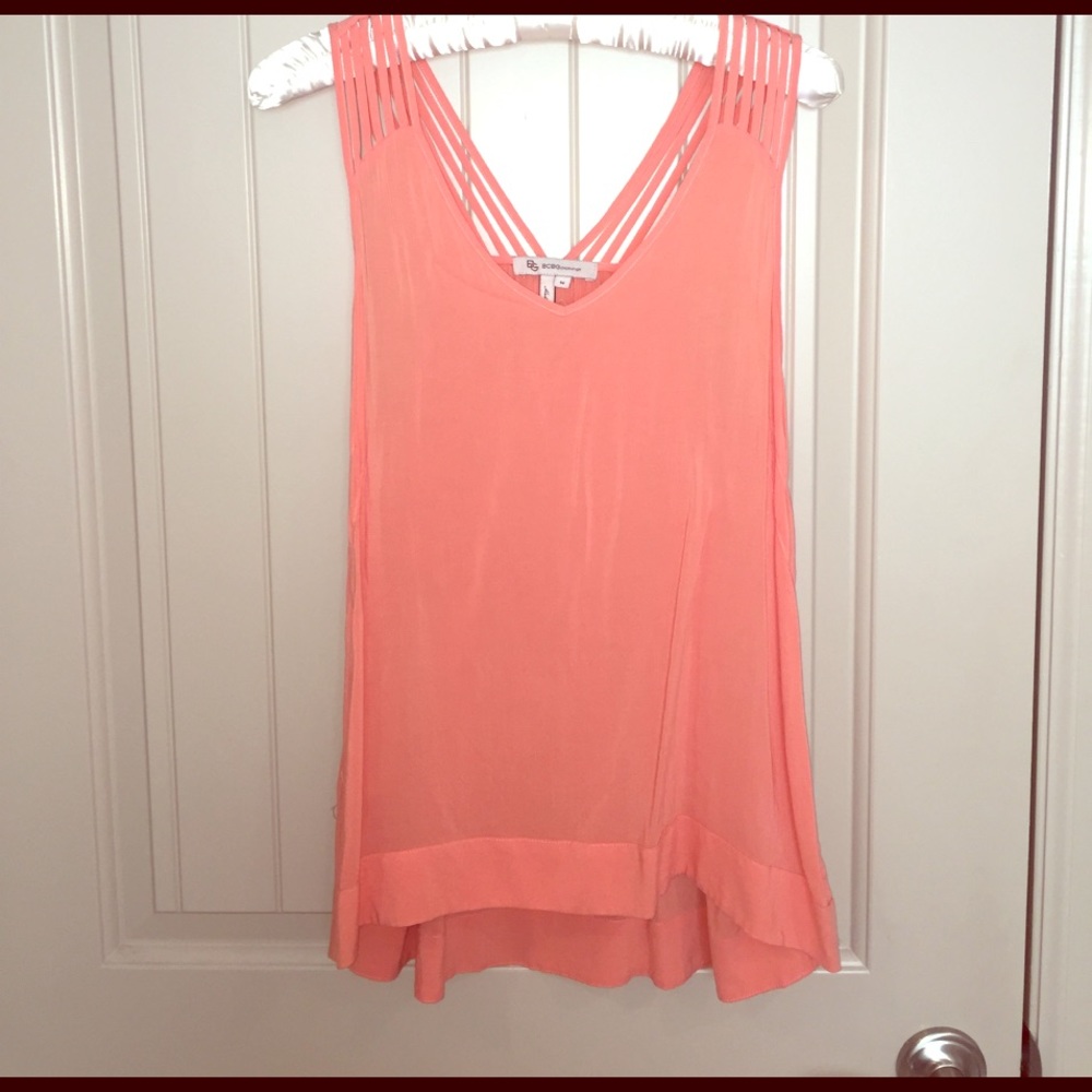Coral BCBG Sleeveless Top