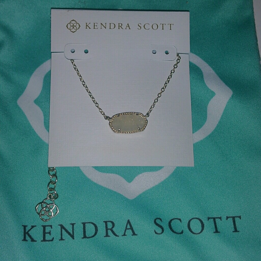 Kendra Scott Gold Elisa Necklace in Drusy