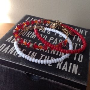 Alex&Ani beaded bangles bundle