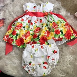 Dress and diaper cover set