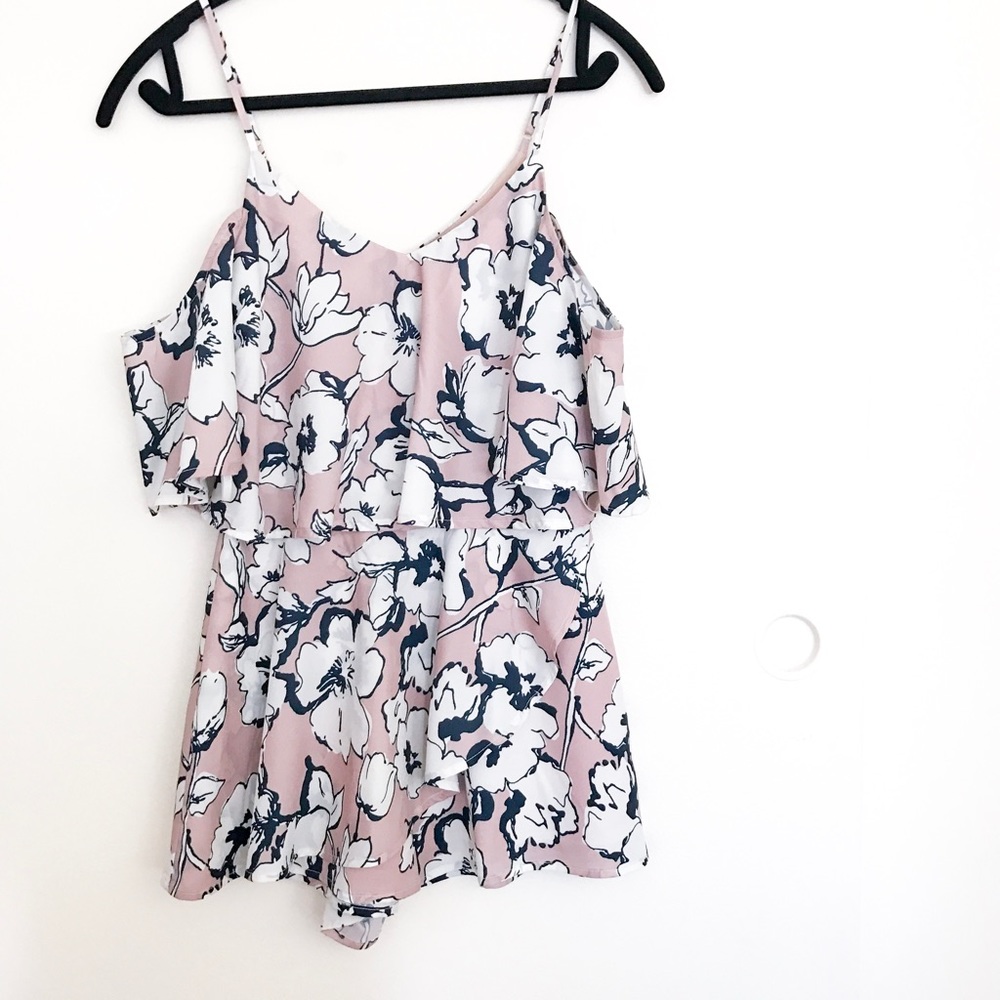 JOA off the shoulder Romper