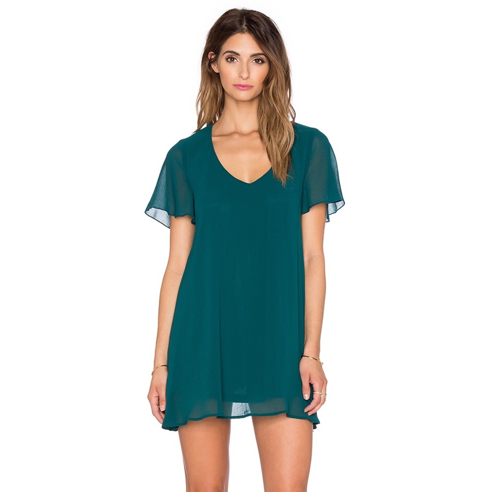 Show me your mumu Kylie mini emerald chiffon