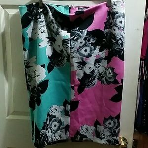 Eloquii two toned skirt.