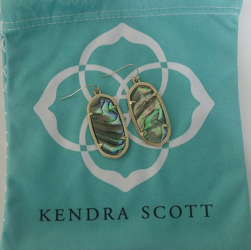 Kendra Scott Elle Earrings in Abalone Shell