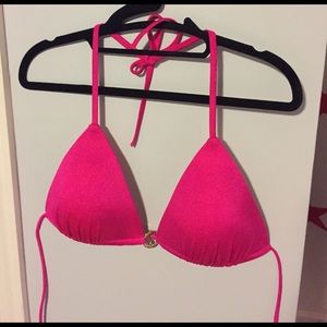 Hot Pink Victoria's Secret push up bikini top