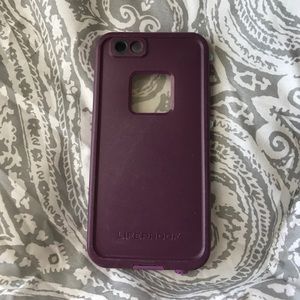 Purple Lifeproof iPhone 6
