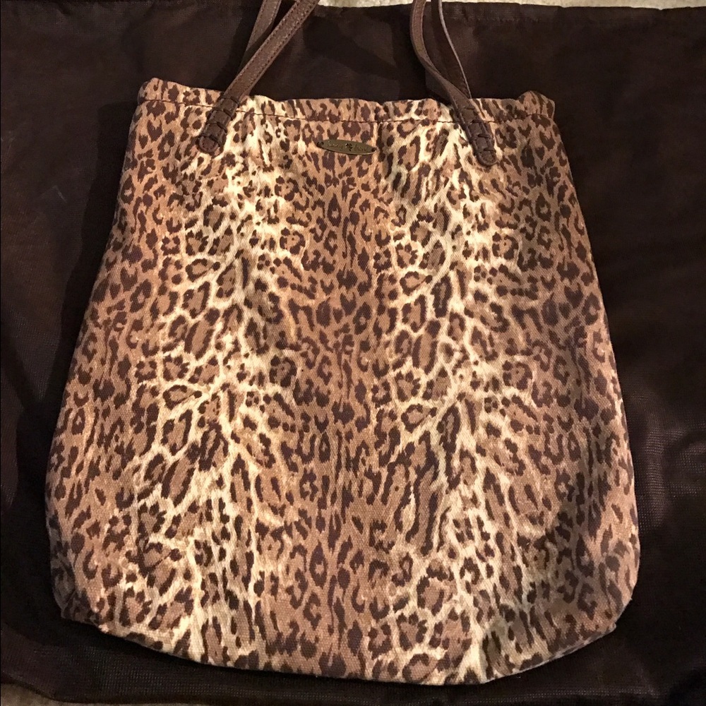 NWOT Leopard Lucky Brand Tote
