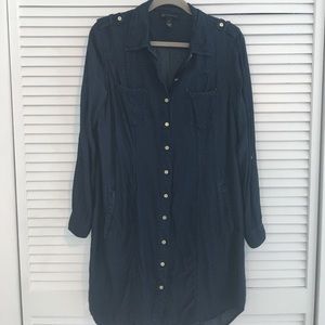 INC Denim Shirt Dress