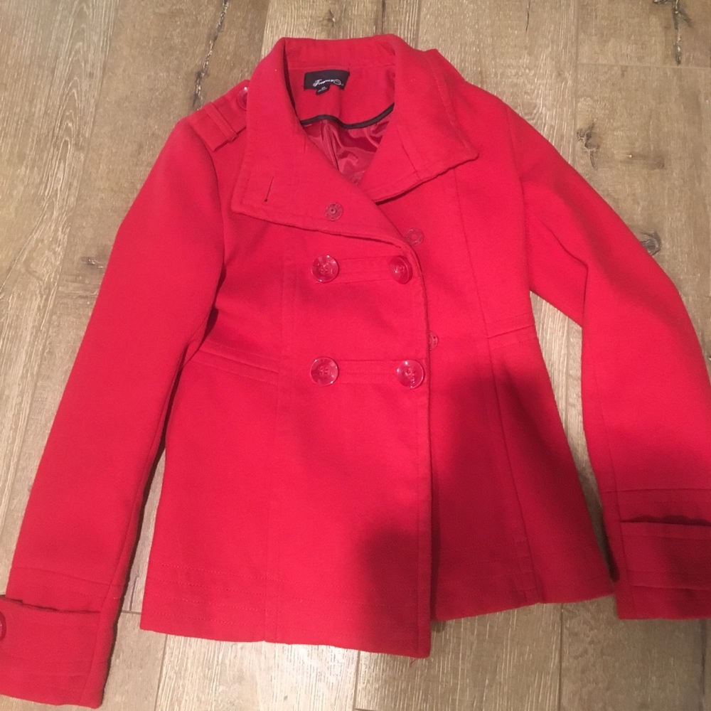 Red jacket