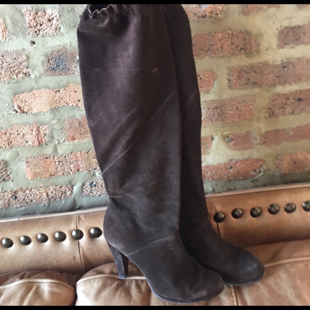 MICHAEL by Michael Kors Brown Suede Boots Size 7.5