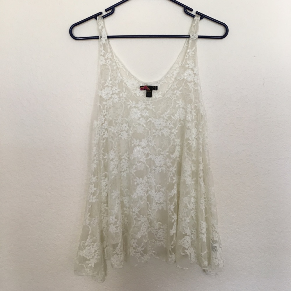 Lacy Forever 21 Tank Top