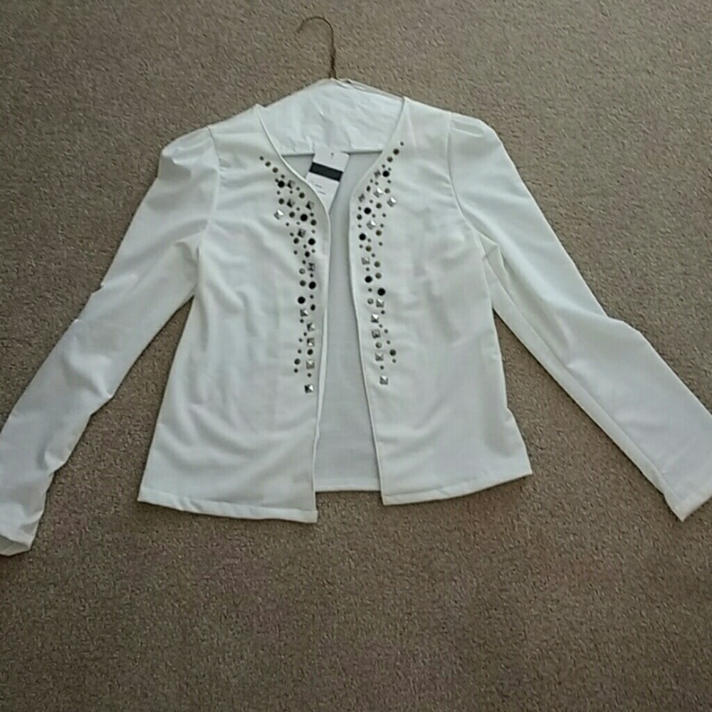 Makiyo white polyester jacket