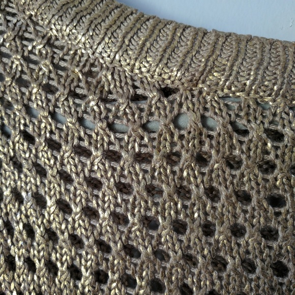 Gold Metallic Sweater - Picture 2 of 3