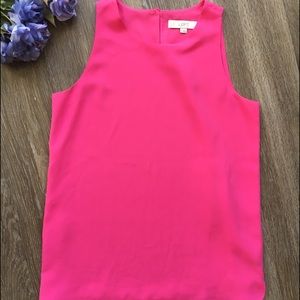 LOFT hot pink blouse