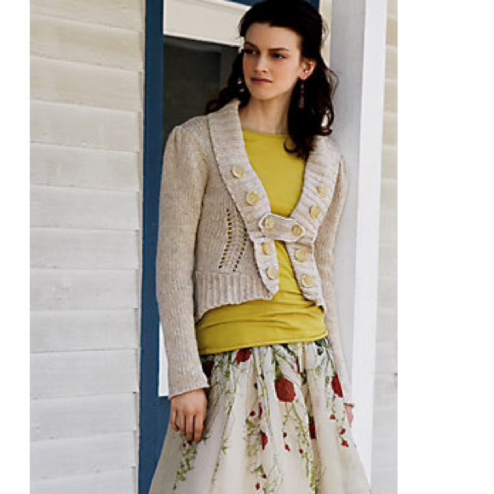 Anthropologie Charlie & Robin Cardigan size Small