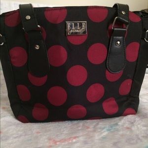 A purse with lunch bag