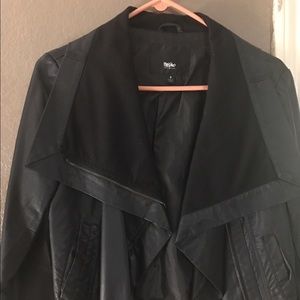 Faux leather jacket