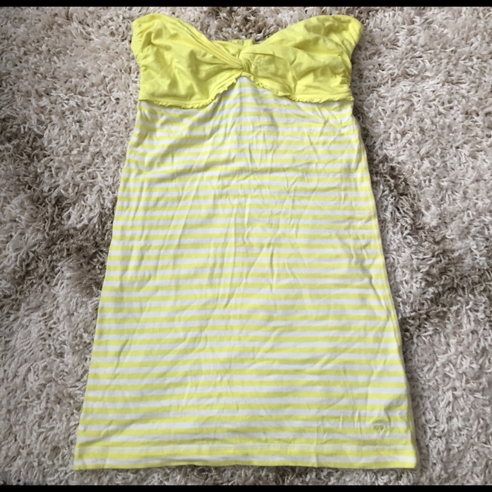 A&F stripe tube top