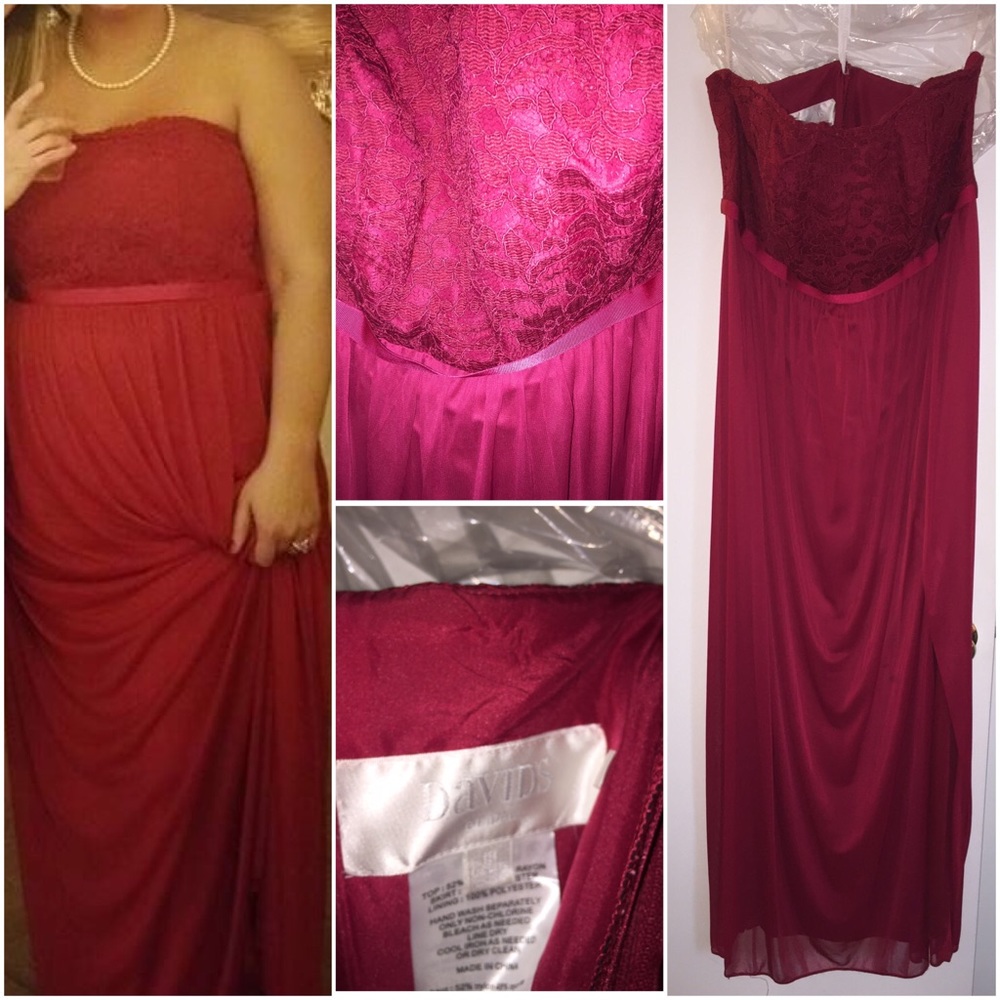 Davids bridal , Apple red - size 18
