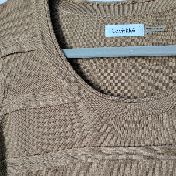 Calvin Klein Gold Dress - Picture 2 of 2