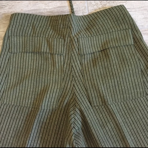 All of green and beige stripe pants - Picture 3 of 3