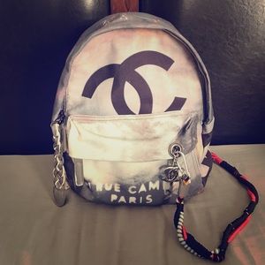Well-crafted Chanel Inspired Graffiti Backpack