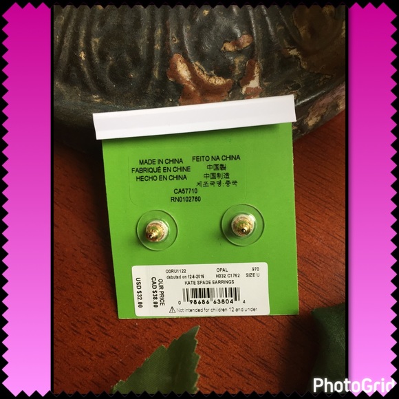 ♠️ Kate Spade opalescent earrings - Picture 5 of 5